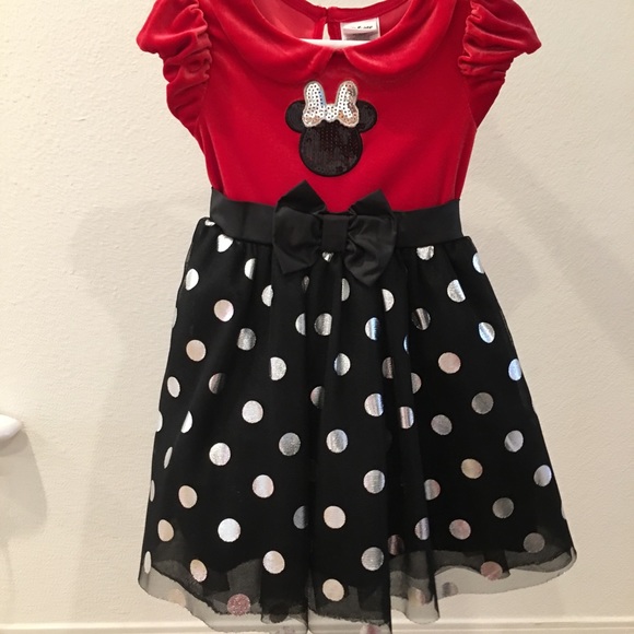 minnie mouse red and black dress